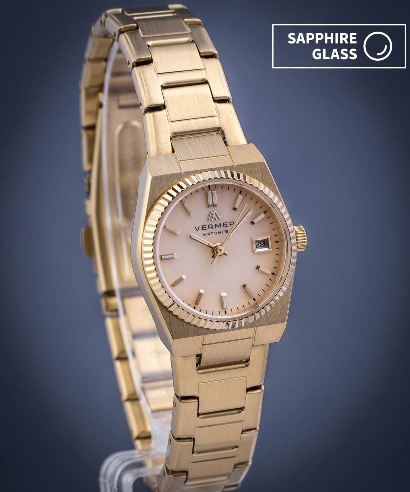 Годинник Жіночий VERMER Caspian Mini Full Gold Steel