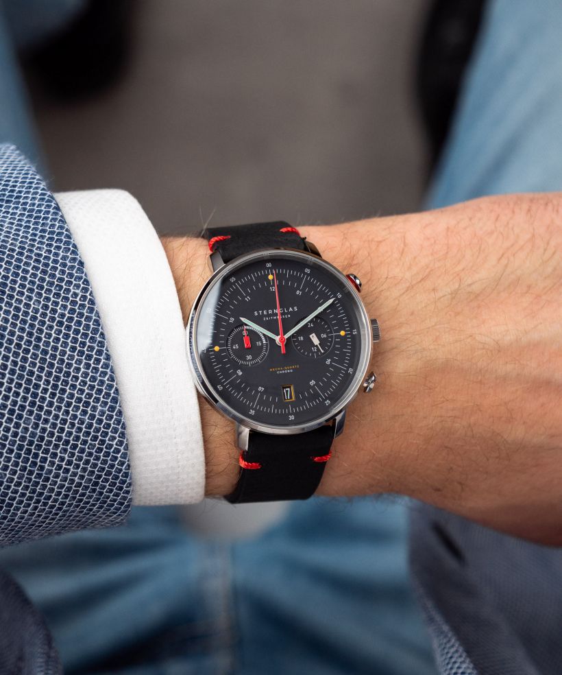 Годинник Чоловічий Sternglas Hamburg Chronograph Limited Edition