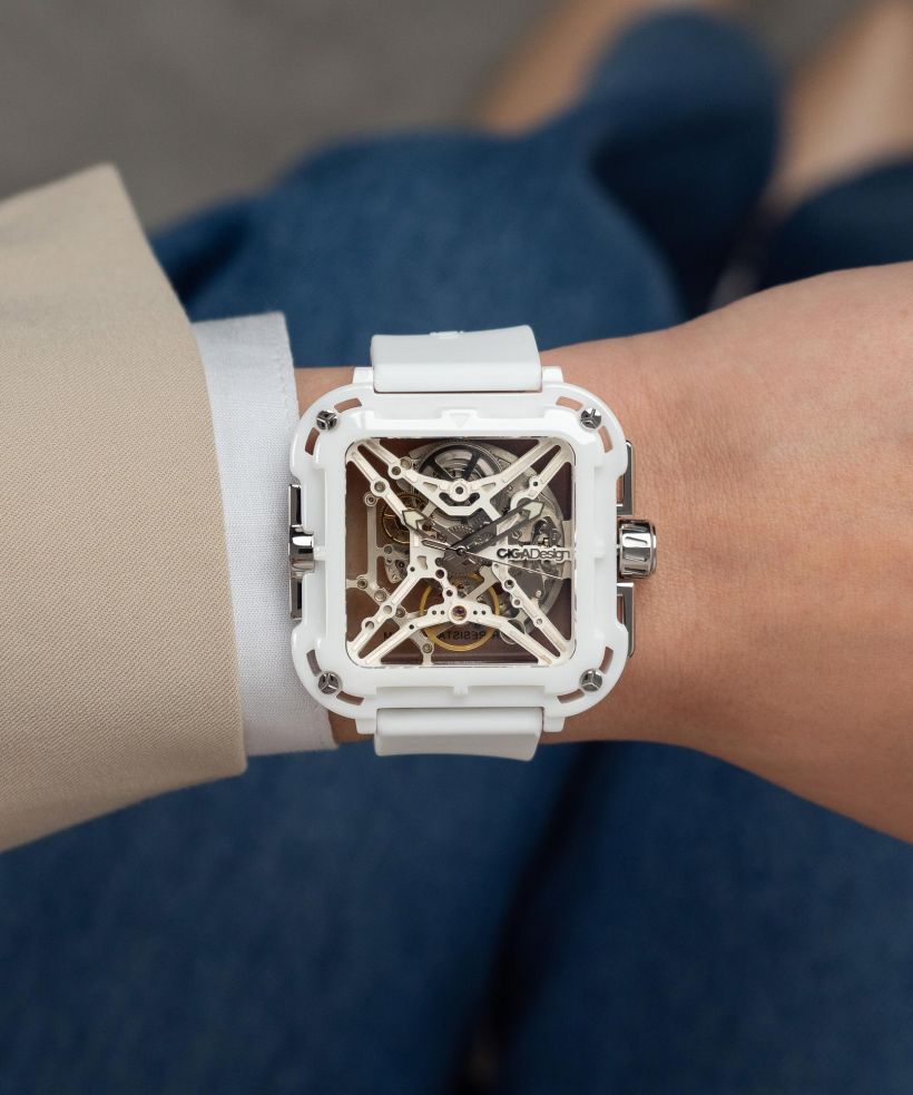 Годинник Жіночий Ciga Design X Series Ceramic Skeleton