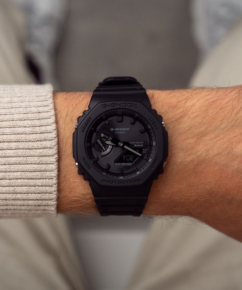 Годинник Чоловічий Casio G-Shock Octagon Carbon Core Guard Bluetooth Tought Solar