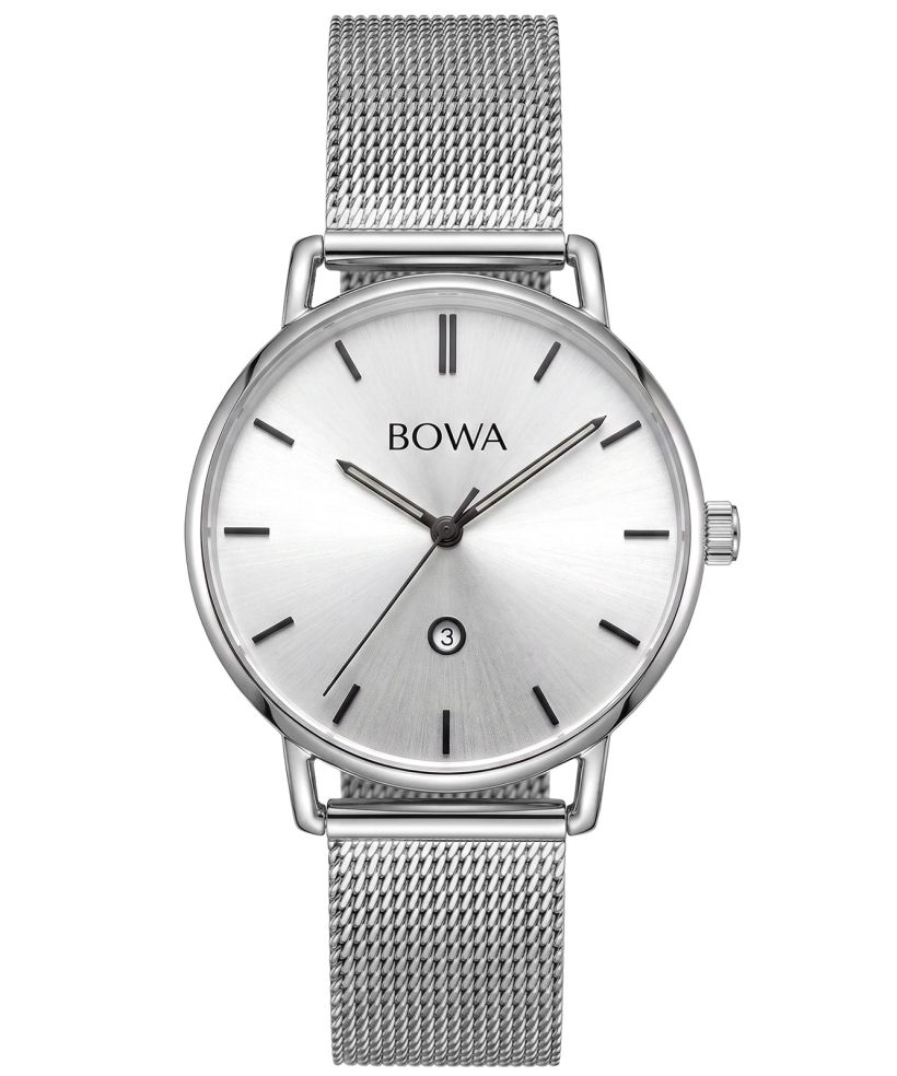Годинник Жіночий BOWA Milan Silver-Black Tone Mesh 34
