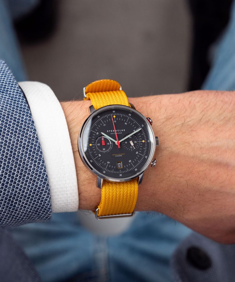 Годинник Чоловічий Sternglas Hamburg Chronograph Limited Edition