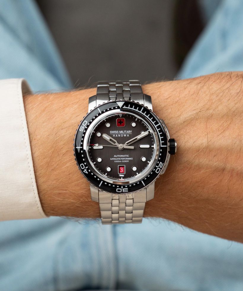 Годинник Чоловічий Swiss Military Hanowa Maitre Plongeur Automatic SET