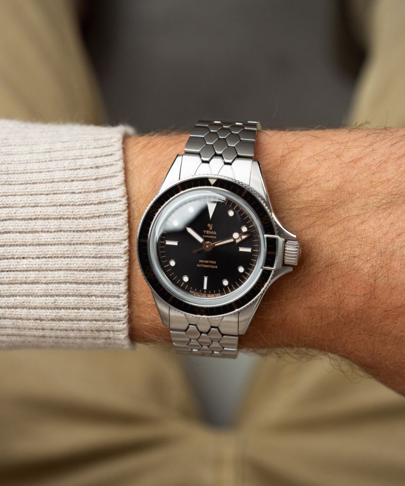 Годинник Чоловічий Yema Superman CMM.10 GILT Automatic