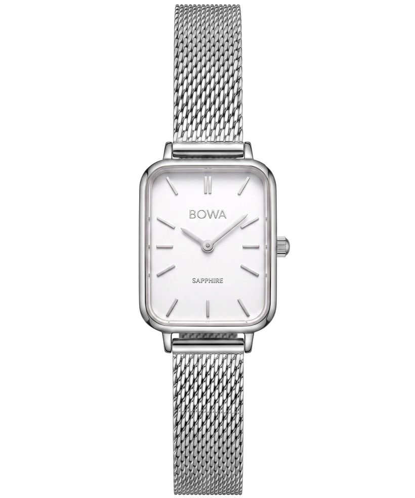 Годинник Жіночий BOWA Dubai White-Silver Mesh 20