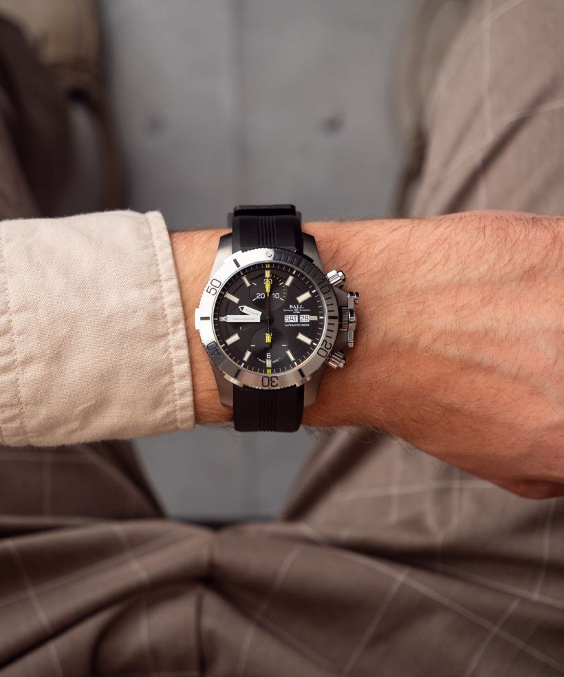 Годинник Чоловічий Ball Engineer Hydrocarbon Submarine Warfare Titanium Automatic Chronograph