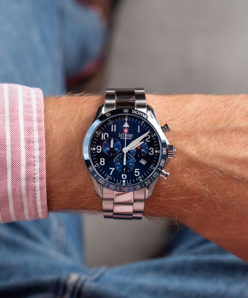 Годинник Чоловічий Le Temps Air Marshal Chronograph