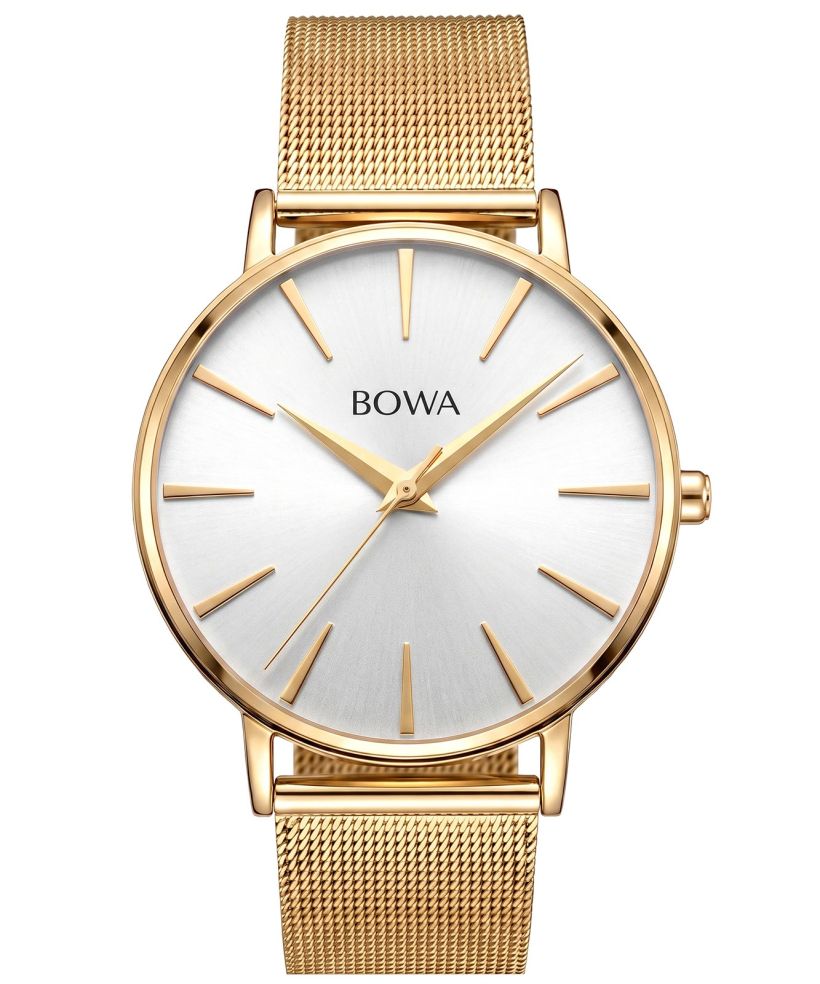 Годинник Жіночий BOWA Praha Silver-Gold Mesh 38