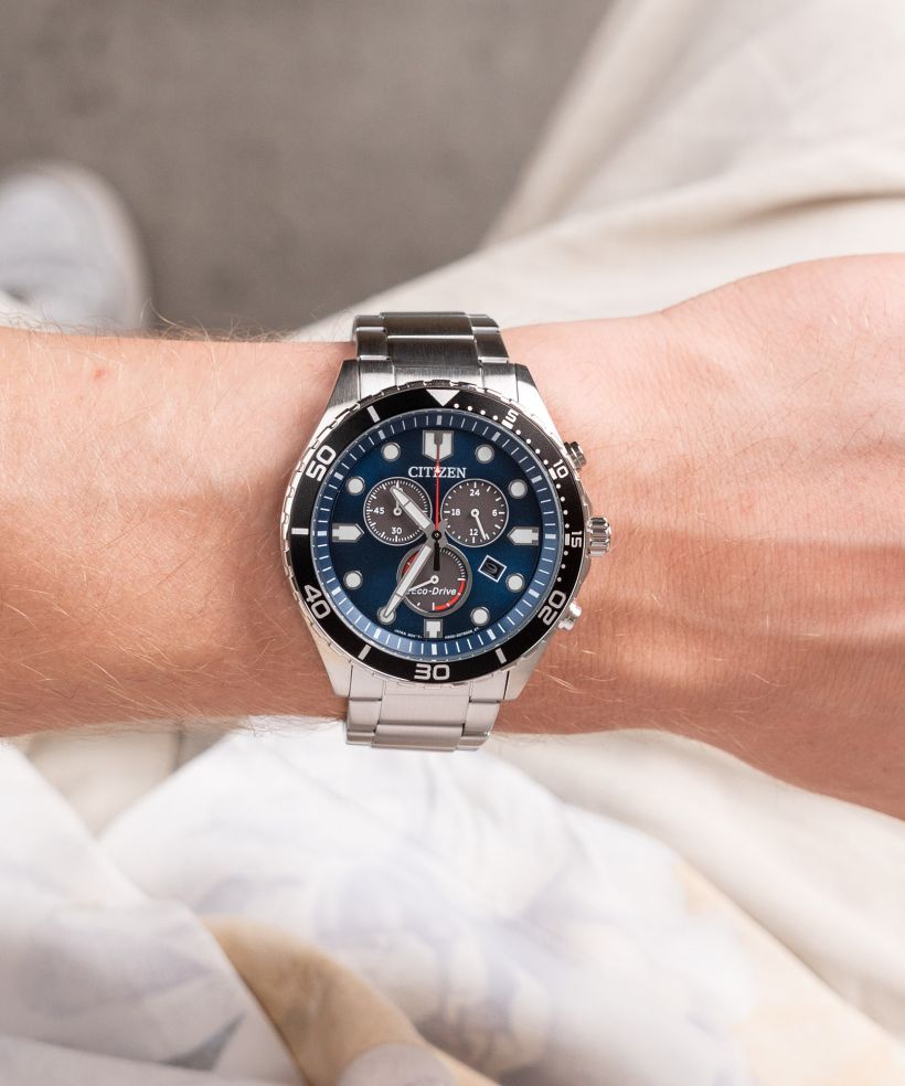 Годинник Чоловічий Citizen Sporty Aqua Eco-Drive Chronograph