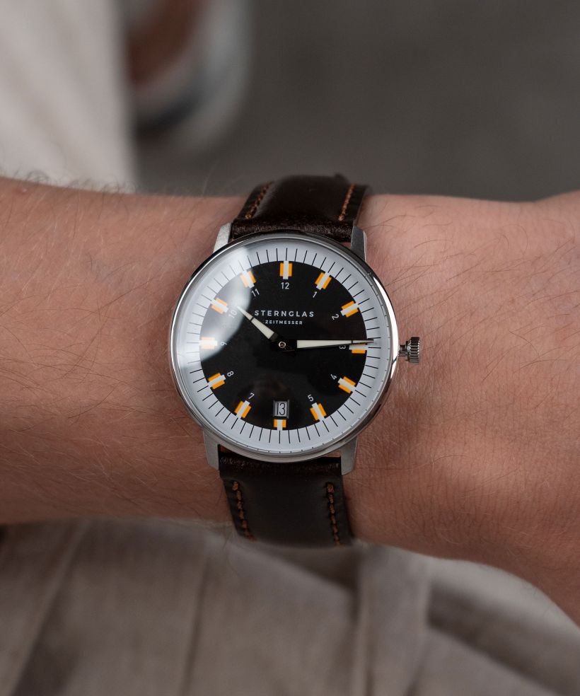 Годинник Чоловічий Sternglas Egor Black Silver
