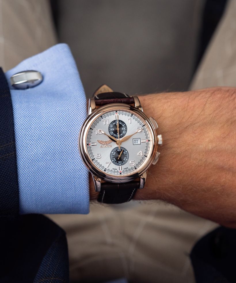 Годинник Чоловічий Aviator Douglas DC-3 Chronograph Limited Edition