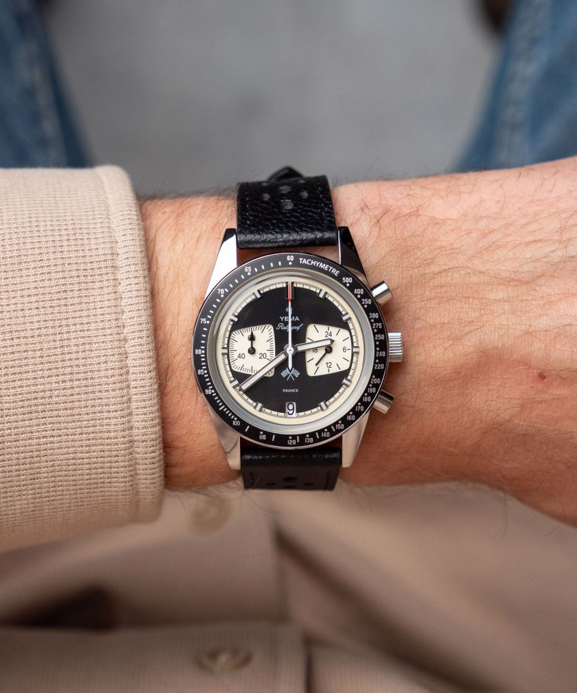 Годинник Чоловічий Yema Rallygraf Reverse Panda Chronograph Meca-Quartz