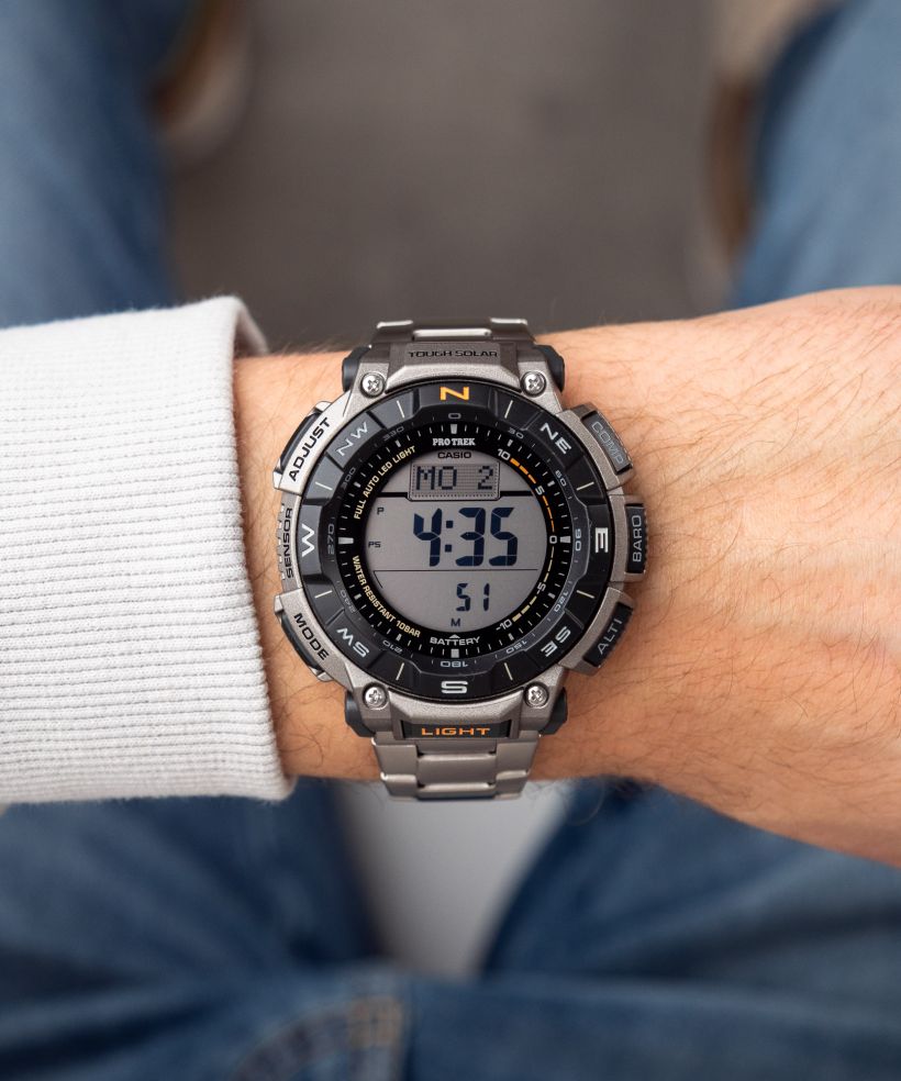 Годинник Чоловічий Casio Protrek Tough Solar Titanium