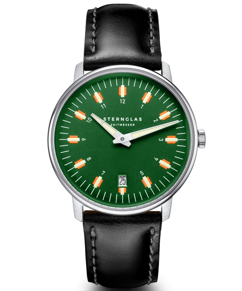 Годинник Чоловічий Sternglas Egor Green Silver