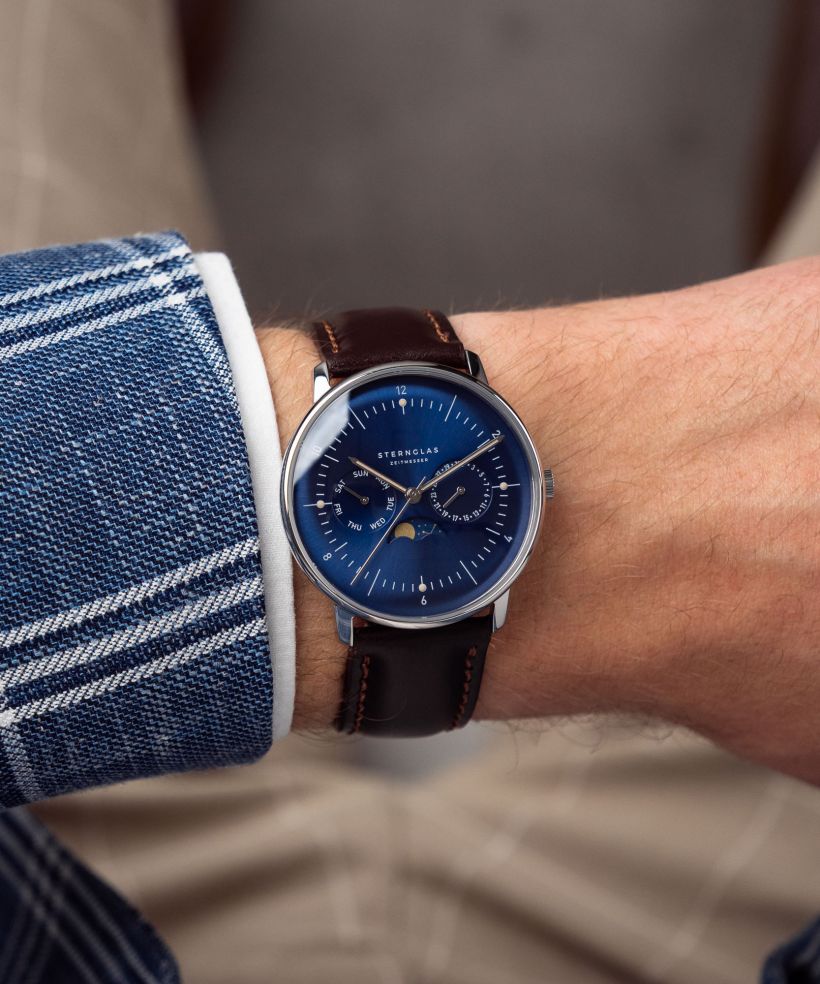 Годинник Чоловічий Sternglas Naos Moonphase