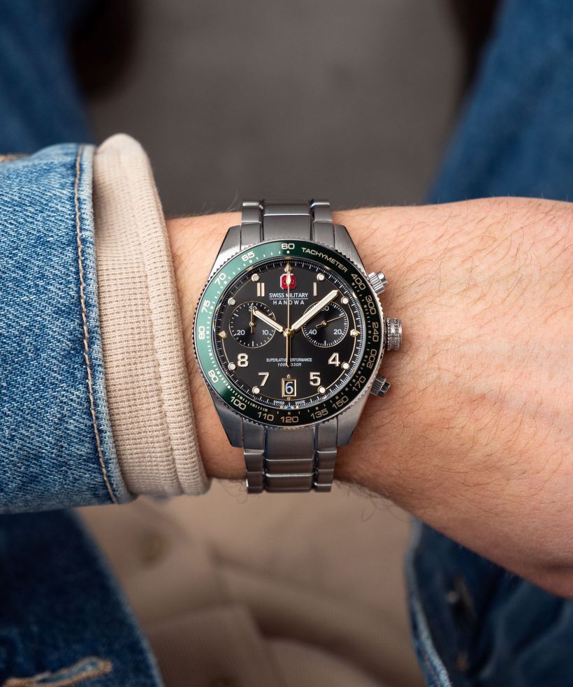 Годинник Чоловічий Swiss Military Hanowa Spitfire Chronograph