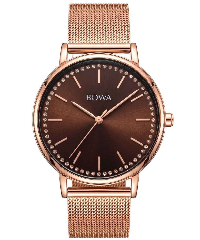 Годинник Жіночий BOWA Rio Brown-Rose Gold Mesh 38