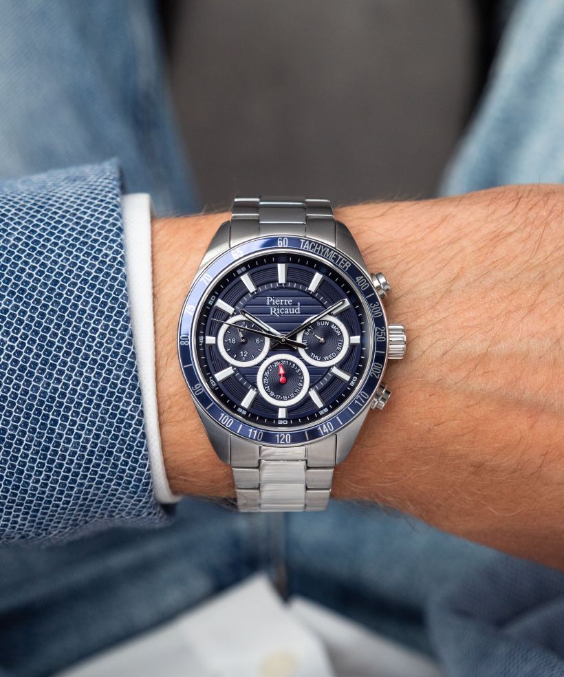 Годинник Чоловічий Pierre Ricaud Sapphire