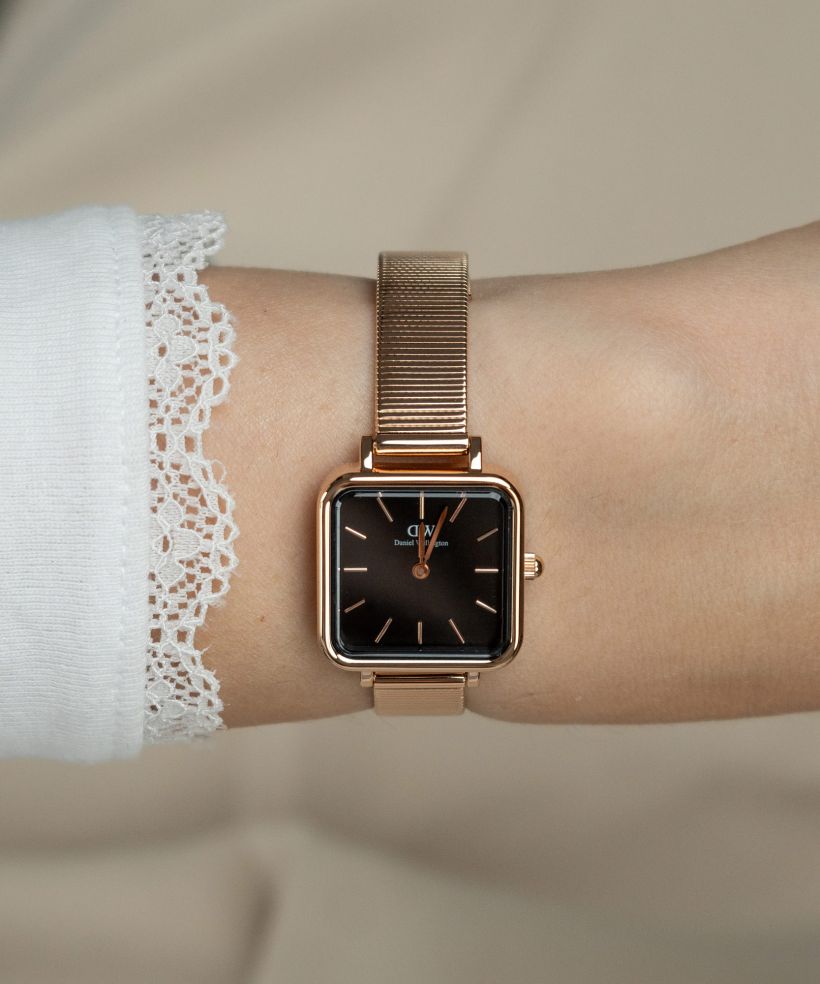 Годинник Жіночий Daniel Wellington Quadro Studio Rose Gold 22