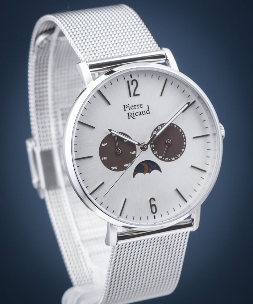Годинник Чоловічий Pierre Ricaud Moon Phase
