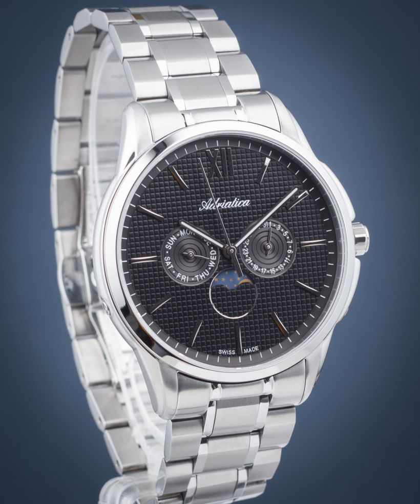 Годинник Чоловічий Adriatica Moonphase