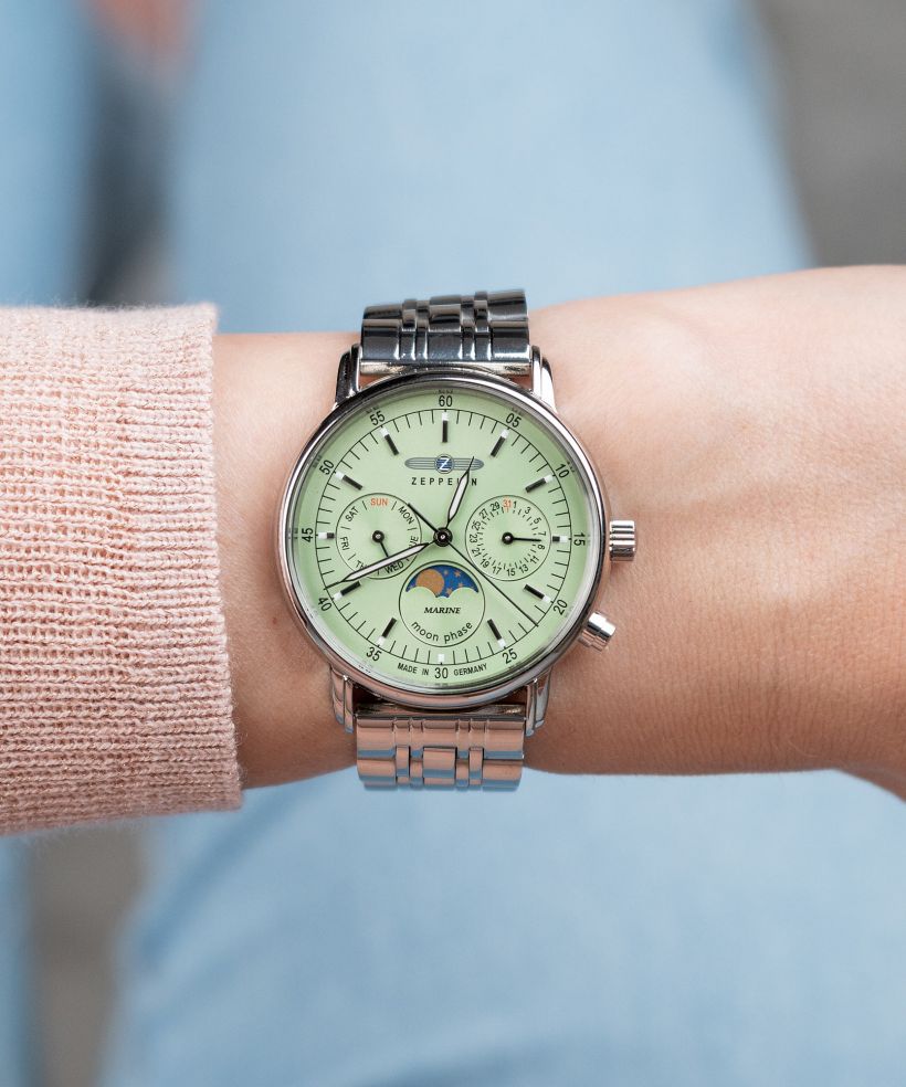 Годинник Жіночий Zeppelin LZ 14 Marine Moonphase
