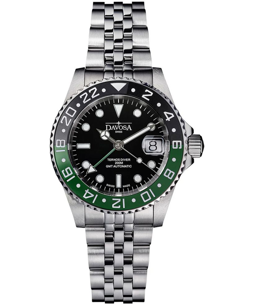 Годинник Чоловічий Davosa Ternos Ceramic GMT WaveSl Automatic
