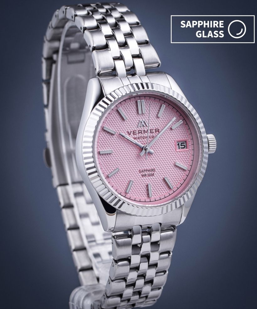 Годинник Жіночий VERMER Ionian Lady Pink Silver Steel