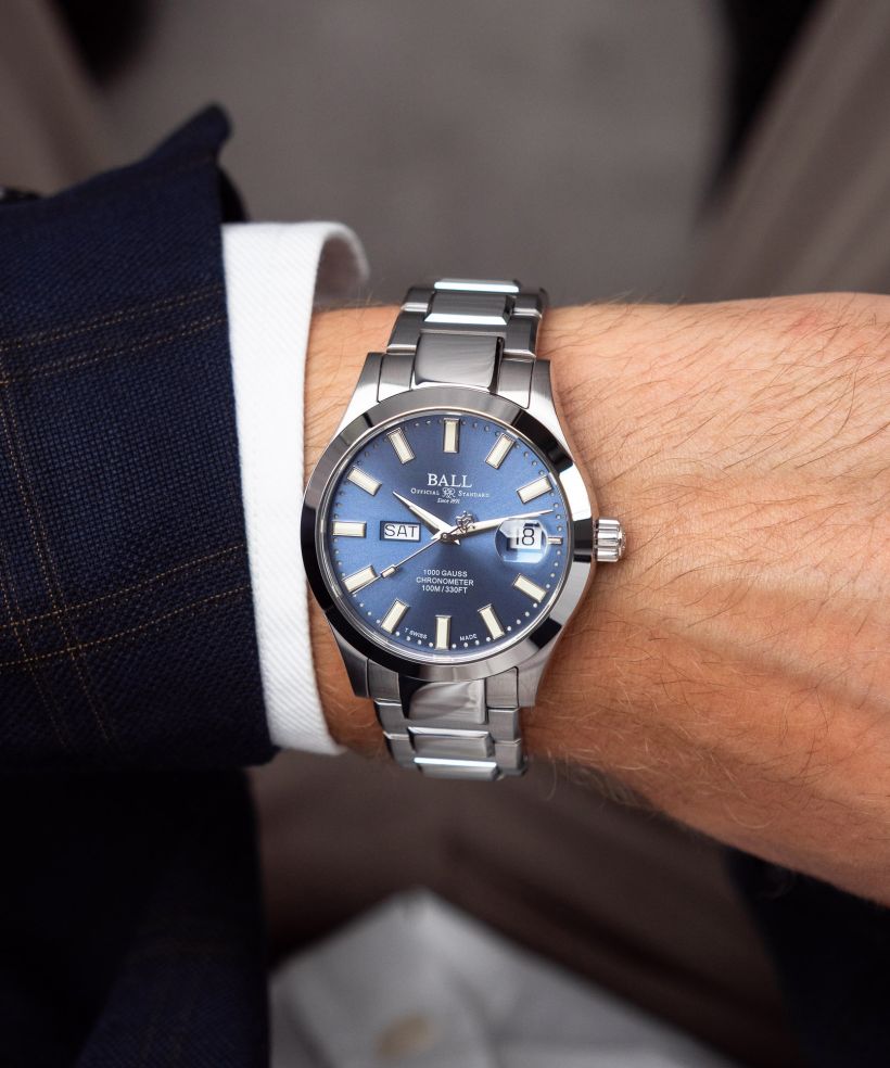 Годинник Чоловічий Ball Engineer III Marvelight Chronometer Day-Date Automatic Limited Edition