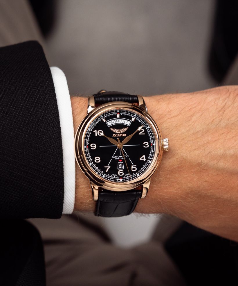 Годинник Чоловічий Aviator Douglas DC-3 Day-Date Automatic Limited Edition