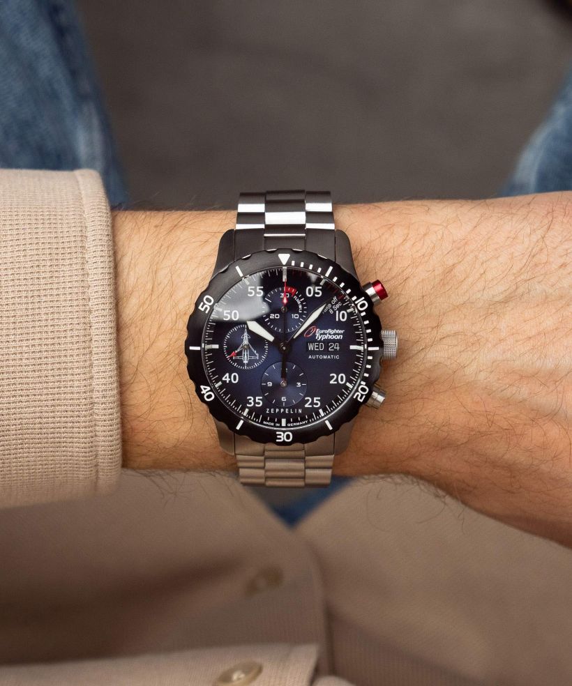 Годинник Чоловічий Zeppelin Eurofighter Automatic Chronograph Limited Edition