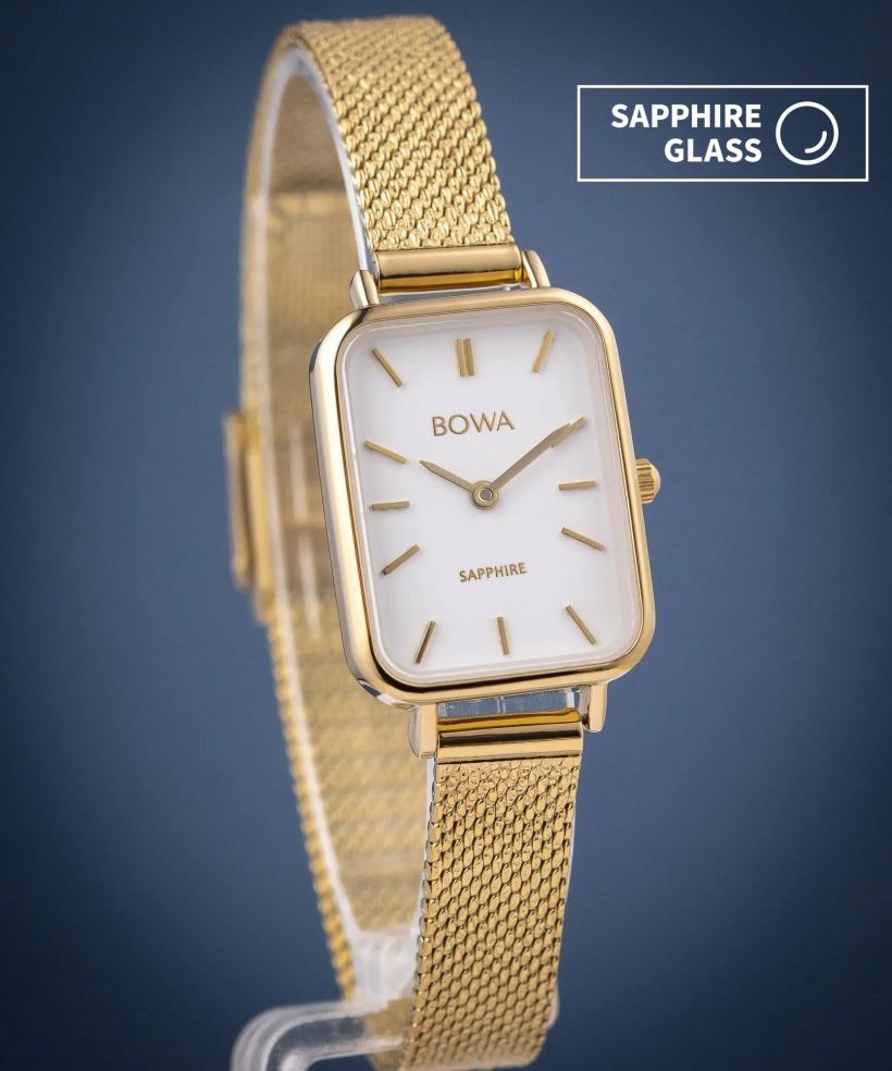 Годинник Жіночий BOWA Dubai White-Gold Mesh 20