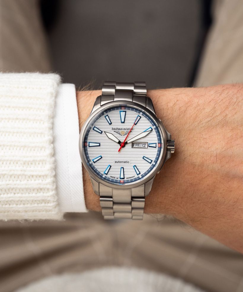 Годинник Чоловічий Bauhaus Aviaton Automatic Titanium