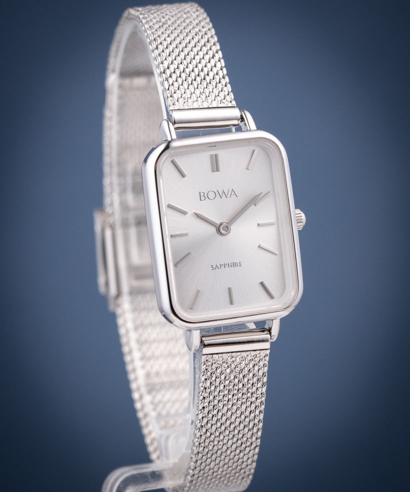 Годинник Жіночий BOWA Dubai Full Silver Mesh 20