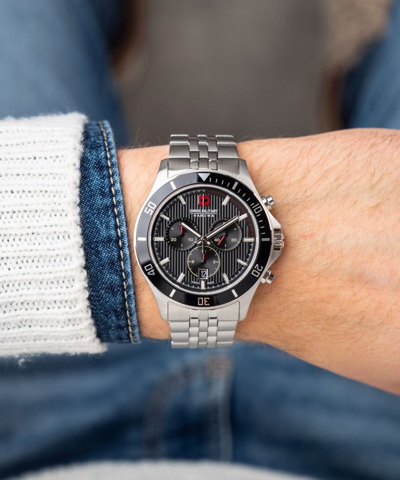 Годинник Чоловічий Swiss Military Hanowa Flagship Heritage Chronograph