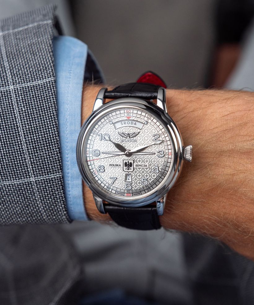 Годинник Чоловічий Aviator Polska Edycja V Kpt. Pil. Stanisław Skarżyński Automatic Limited