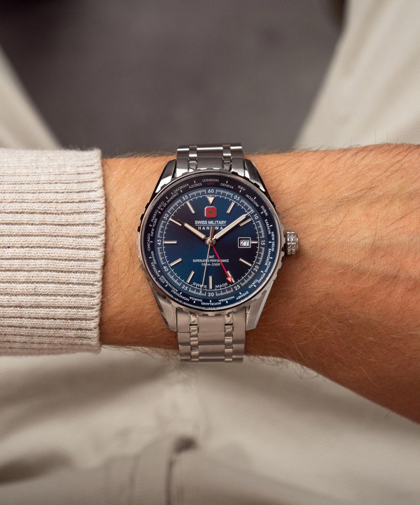 Годинник Чоловічий Swiss Military Hanowa Afterburn GMT