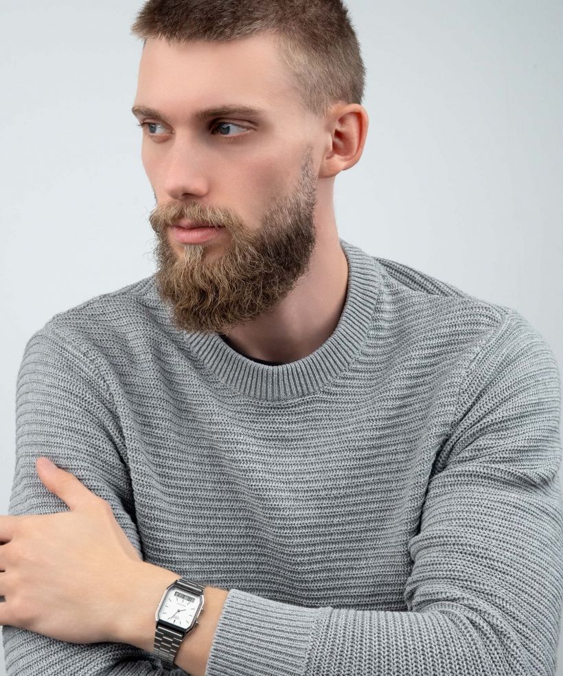 Годинник для Жінок і Чоловіків Casio Vintage Edgy biały