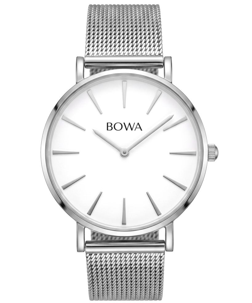 Годинник Жіночий BOWA New York White-Silver Mesh 38