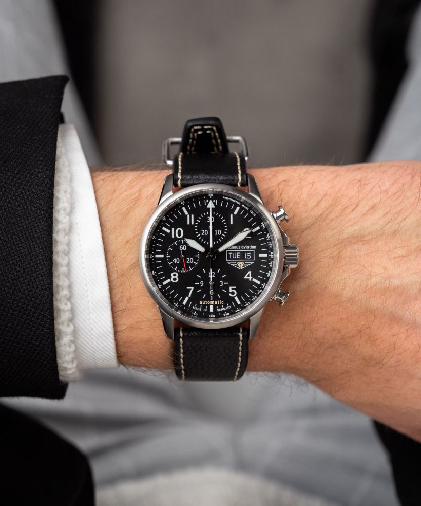 Годинник Чоловічий Bauhaus Aviation Tornado Automatic Chronograph
