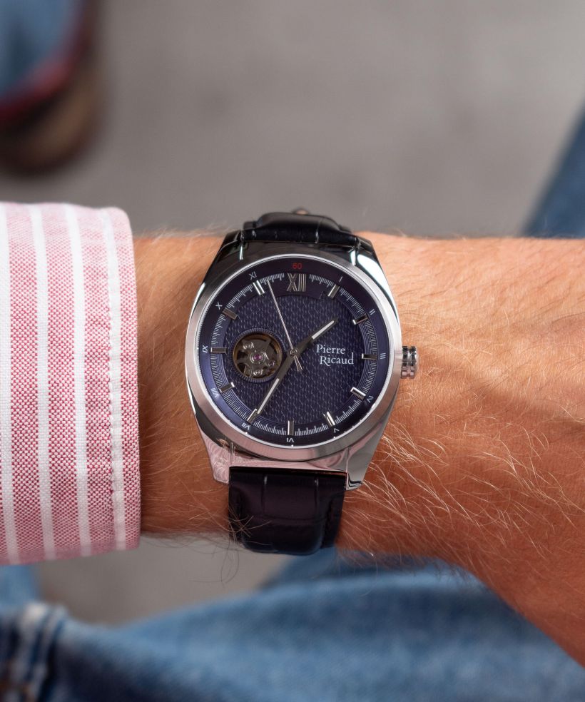 Годинник Чоловічий Pierre Ricaud Automatic Open Heart