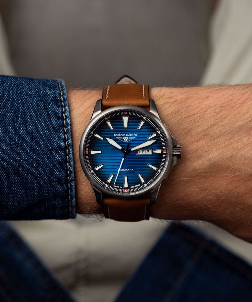 Годинник Чоловічий Bauhaus Aviation Automatic Titanium