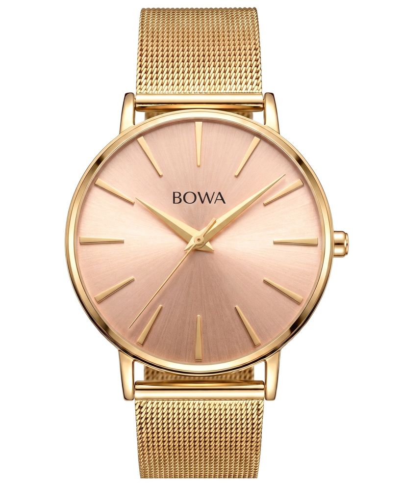 Годинник Жіночий BOWA Praha Pink-Gold Mesh 38