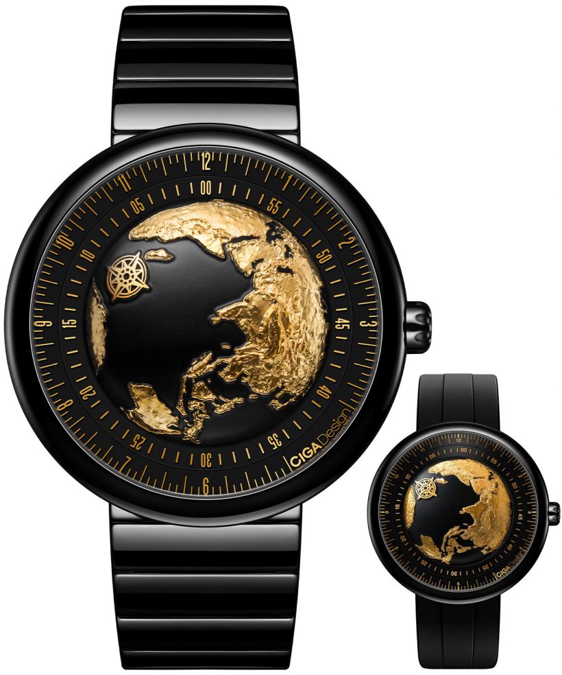 Годинник Чоловічий Ciga Design U Series Blue Planet II Gilded Age Automatic SET