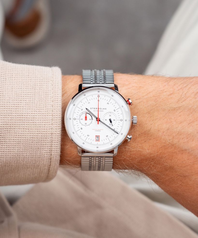 Годинник Чоловічий Sternglas Hamburg Mecha-Quartz Chrono
