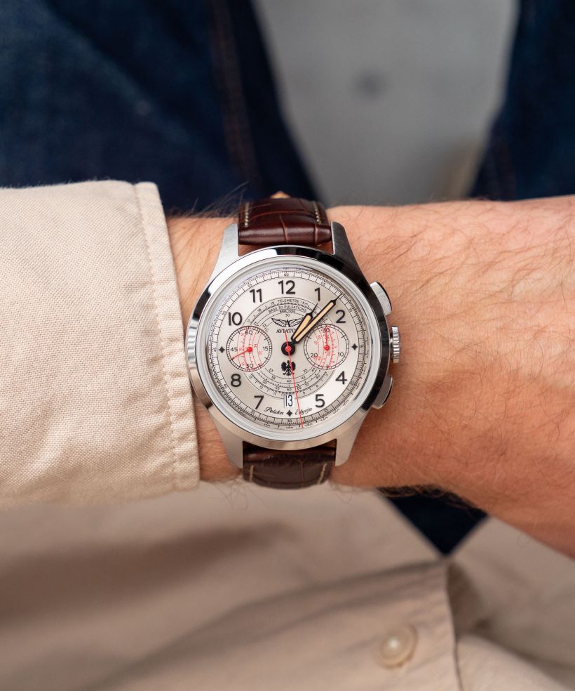 Годинник Чоловічий Aviator Heritage Chronograph Trimeter Limited Edition