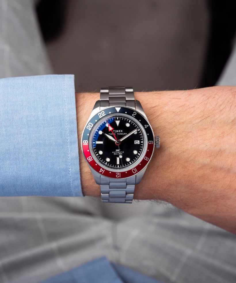 Годинник Чоловічий Timex Waterbury Heritage GMT Automatic