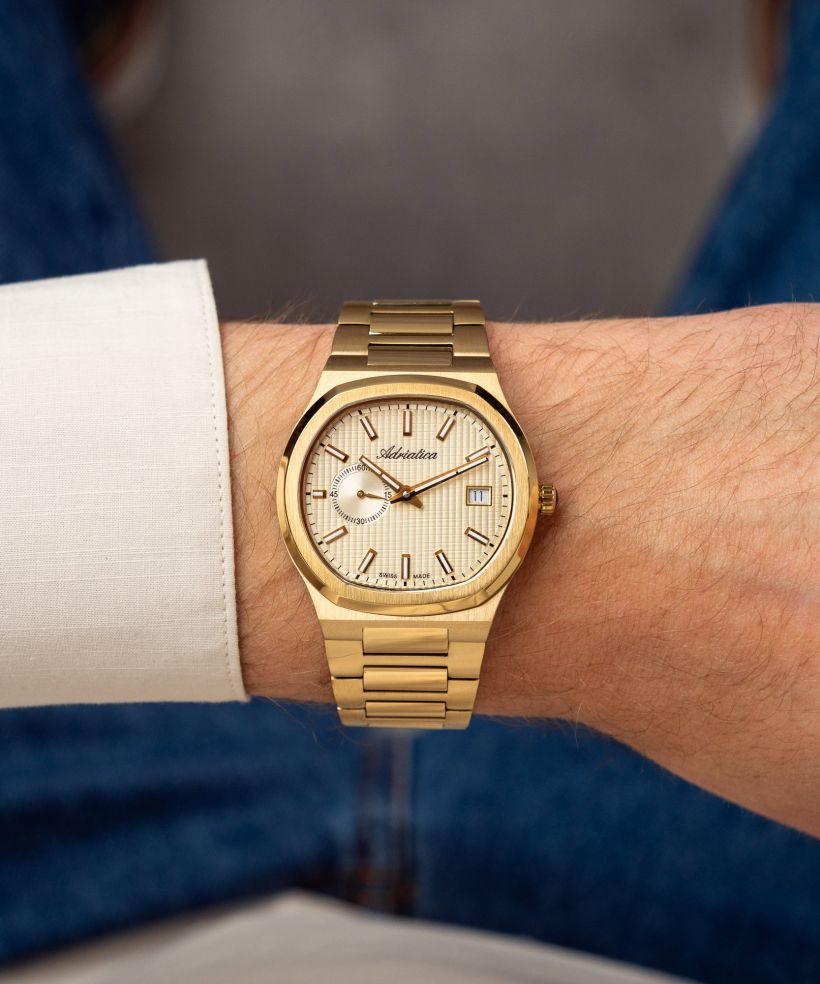 Годинник Чоловічий Adriatica Sapphire Automatic