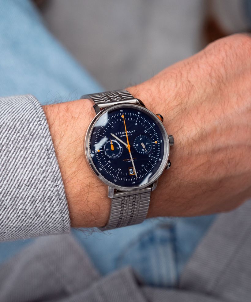 Годинник Чоловічий Sternglas Hamburg Ed Küstemm Chronograph
