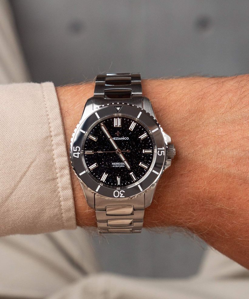 Годинник Чоловічий Venezianico Nereide 39 Avventurina Nera Automatic